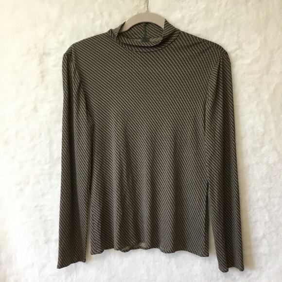 Unite! Tops - Unite! Olive Green Pattern Long Sleeve Top